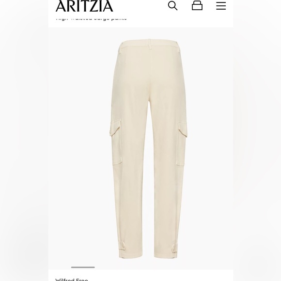 Wilfred Light Birch Modern Cargo Pant - Picture 2 of 10